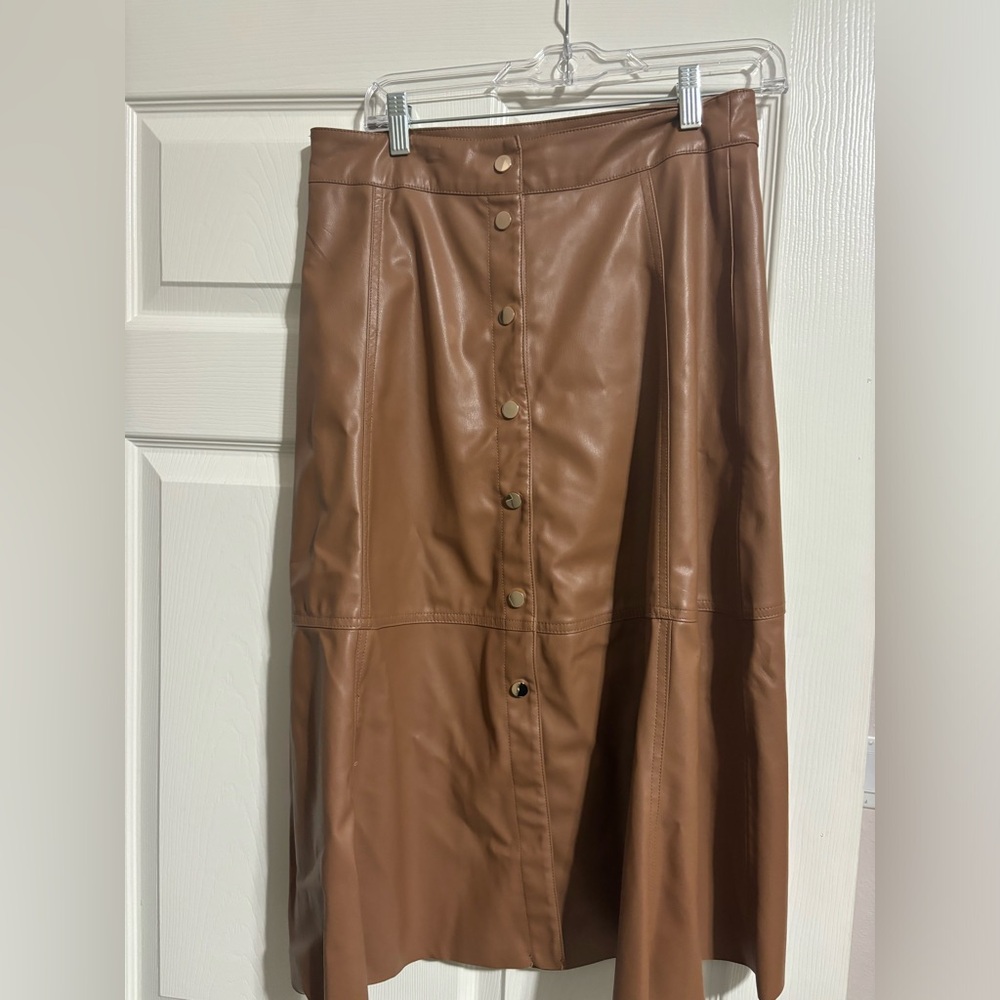Zara faux leather skirt